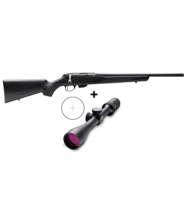 KIT CARA TIKKA T1X MTR 22LR 20' 51CM FILETE 1/2-20 10CPS + LUNETTE FULLFIELD 3-9X40