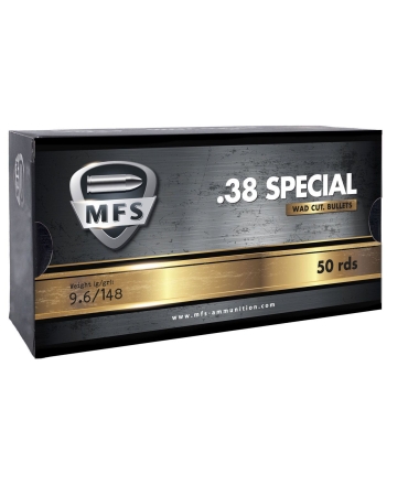 Boite de 50 Cartouches MFS 38 Special WADE CUTTER  LWC - 148 GRS