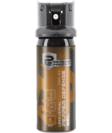 BOMBE P2P PDG-60 GEL OC POIVRE 38 ML JET BALISTIQUE
