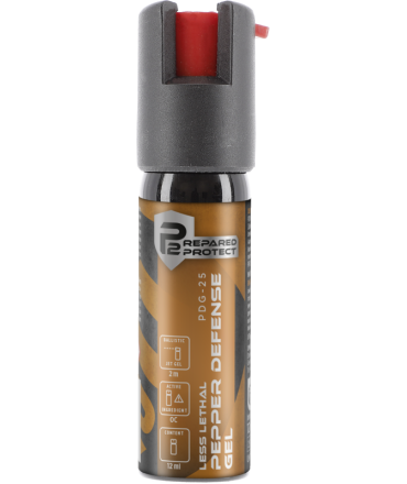 BOMBE P2P PDG-25 GEL OC POIVRE 12 ML JET BALISTIQUE